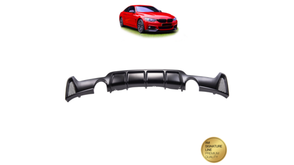Diffuser BMW 4 F32 F33 F36 Rear Matt Black