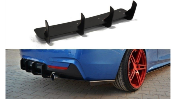 Diffuser BMW 4 F32 F36 F33 M-Pack Rear + Rear Side Splitters
