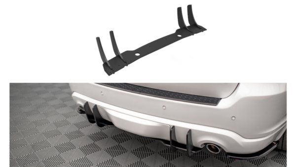 Diffuser Dodge Durango III RT Rear Street Pro v.1 Red