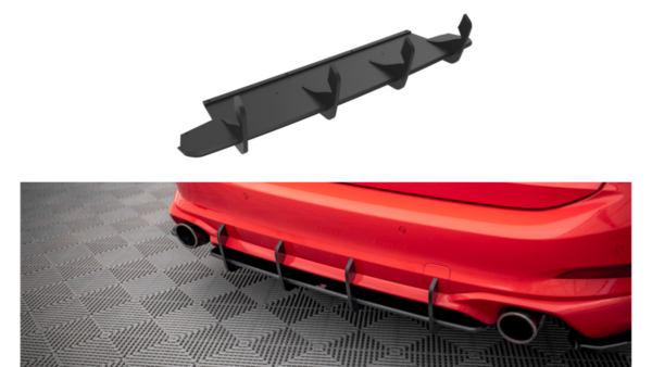 Diffuser Ford Focus IV ST Rear Street Pro Red