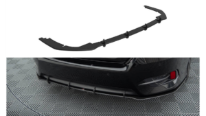 Diffuser Honda Civic X Rear Street Pro Black-Red