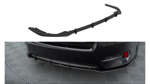 Diffuser Honda Civic X Rear Street Pro Black-Red