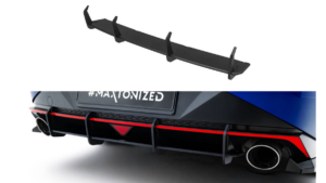 Diffuser Hyundai Elantra N Mk7 Rear Street Pro Black-Red
