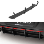 Diffuser Hyundai Veloster N Mk2 Rear Street Pro Black