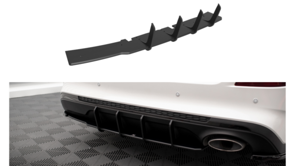Diffuser Kia Optima IV Facelift Rear Street Pro Black-Red