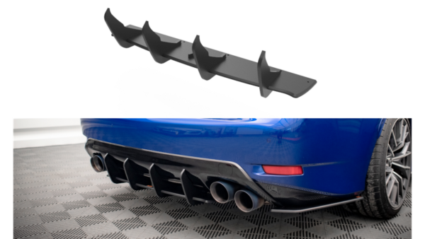 Diffuser Lexus GS F IV Facelift Rear Street Pro Black