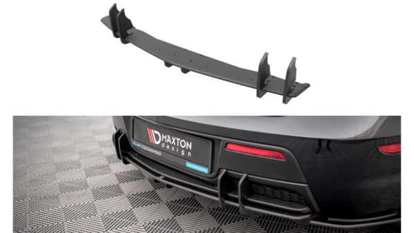 Diffuser Mazda 3 I MPS Rear Street Pro Black-Red