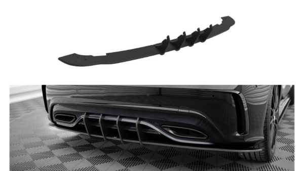 Diffuser Mercedes-Benz A W176 Facelift Rear Street Pro Black-Red