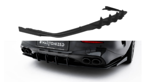 Diffuser Mercedes-Benz AMG CLE 53 C236 Rear Street Pro Gloss Flaps Black