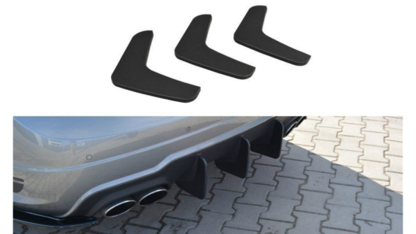 Diffuser Mercedes-Benz C W204 Facelift v.1 Rear