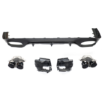 Diffuser Mercedes-Benz E C238 A238 Rear with Pipes black