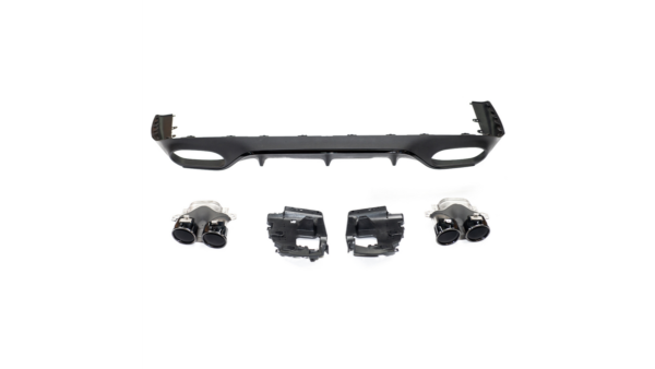 Diffuser Mercedes-Benz E C238 A238 Rear with Pipes black