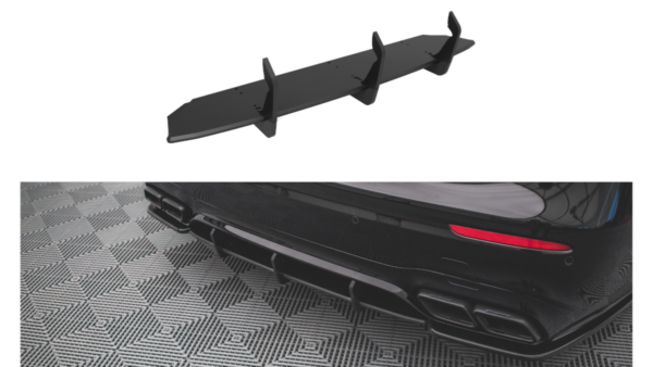 Diffuser Mercedes-Benz E63 AMG S213 W213 Rear Street Pro Red