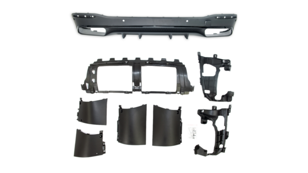 Diffuser Mercedes-Benz GLE V167 Rear with Pipes