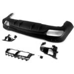 Diffuser Mercedes-Benz GLE V167 Rear with Pipes black