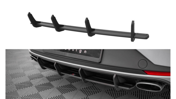 Diffuser Seat Leon Cupra Sportstourer III Rear Street Pro Black-Red