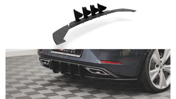 Diffuser Seat Leon FR IV Rear Street Pro Red