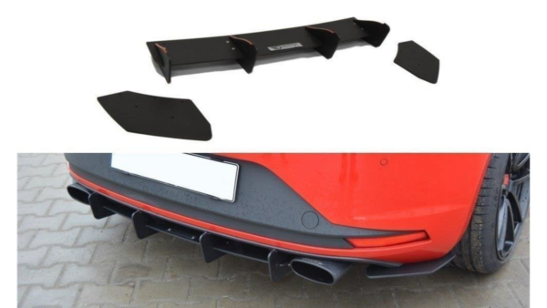 Diffuser Seat Leon III Cupra Rear + Rear Side Splitters