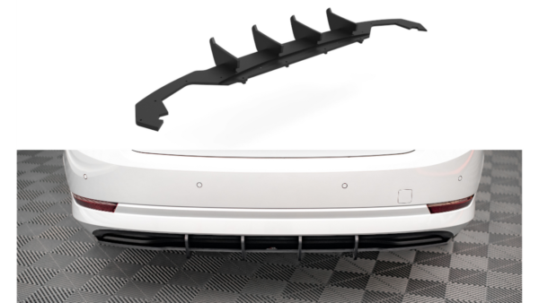 Diffuser Skoda Octavia IV Rear Street Pro Black