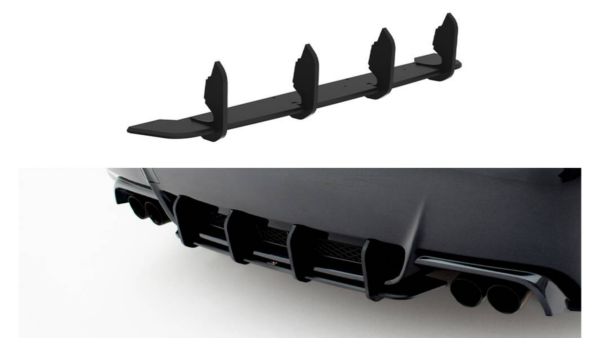 Diffuser Subaru Impreza WRX STI Mk3 Facelift Rear Street Pro Black