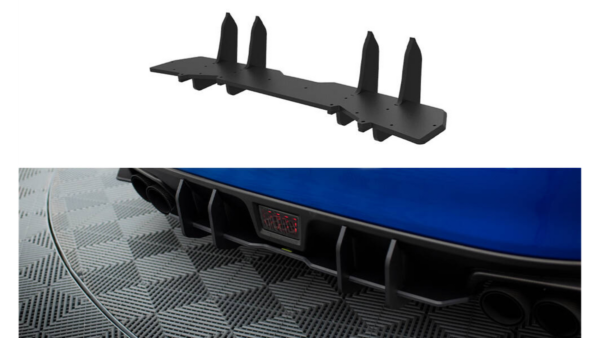 Diffuser Subaru WRX STI Rear Street Pro Black-Red