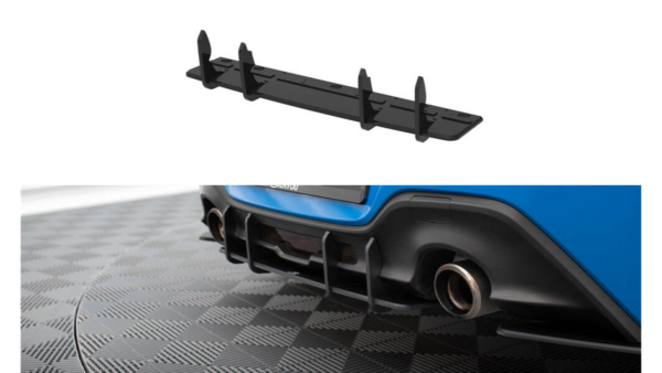 Diffuser Toyota GR86 Rear Street Pro Black-Red