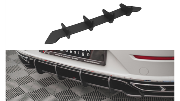 Diffuser Volkswagen Arteon R-Line Facelift Rear Street Pro Red