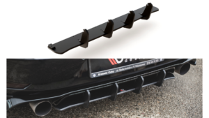 Diffuser Volkswagen Golf 7 GTI TCR Rear Racing Durability Red