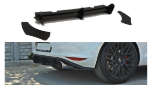 Diffuser Volkswagen Golf 7 GTI Rear + Rear Side Splitters