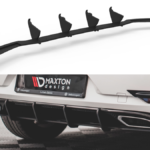 Diffuser Volkswagen Golf R-Line Mk 7 Facelift Rear Street Pro Black-Red