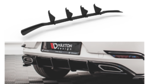 Diffuser Volkswagen Golf R-Line Mk 7 Facelift Rear Street Pro Black-Red