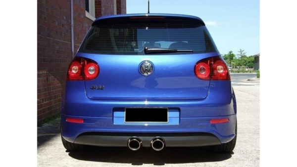 Diffuser Volkswagen Golf V R32 Rear with 2 exhaust holes, for R32 exhaust