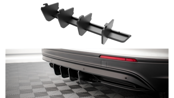 Diffuser Volkswagen Tiguan II Rear Street Pro Black-Red