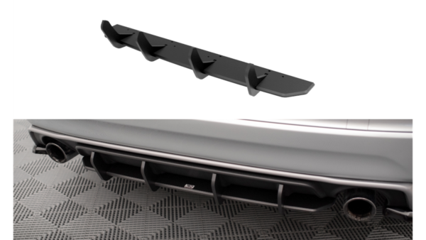 Diffuser Volvo XC60 R-Design I Facelift Rear Street Pro Red