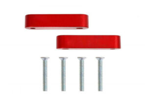 Hood Vent Spacer Honda Civic 88-00 Red