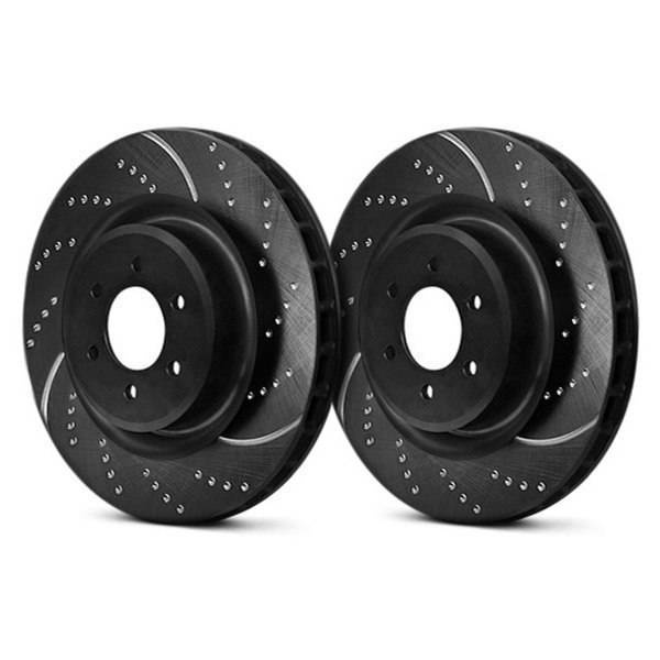 GD1044 - EBC Brakes GD Series Slotted & Dimpled Brake Discs (Pair) AUDI | A6 (quattro C5/4B) | A6 (quattro Avan