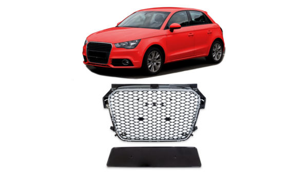 pol_pl_Grill-Audi-A1-8X-Chrome-Gloss-Black-265719_6.png Grill Audi A1 8X Chrome & Gloss Black