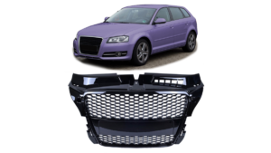Grill Audi A3 8P Facelift Gloss Black