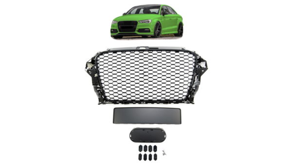 Grill Audi A3 8V Gloss Black