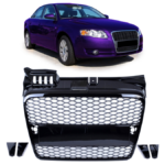 Grill Audi A4 B7 Gloss Black