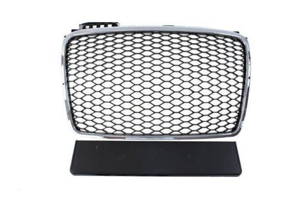 pol_pl_Grill-Audi-A4-B7-RS-Style-Chrome-Black-22127_1.jpg Grill Audi A4 B7 RS-Style Chrome-Black