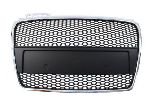 pol_pl_Grill-Audi-A4-B7-RS-Style-Chrome-Black-22128_2.jpg Grill Audi A4 B7 RS-Style Chrome-Black