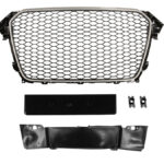 Grill Audi A4 B8 RS-Style Chrome-Black PDC