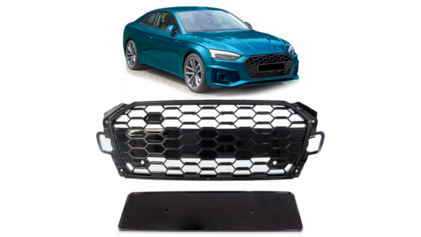 Grill Audi A5 F5 Facelift Gloss Black