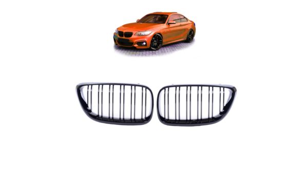 Grill BMW 2 F22 F23 Dual Line Gloss Black