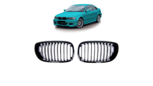 Grill BMW 3 E46 Facelift Single Line Gloss Black