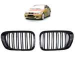 Grill BMW 3 E46 Dual Line Gloss Black