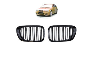 pol_pl_Grill-BMW-3-E46-podwojne-zeberka-Gloss-Black-264585_5.jpg Grill BMW 3 E46 Dual Line Gloss Black
