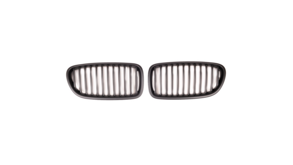 Grill BMW 5 F10 F11 Single Line Matt Black