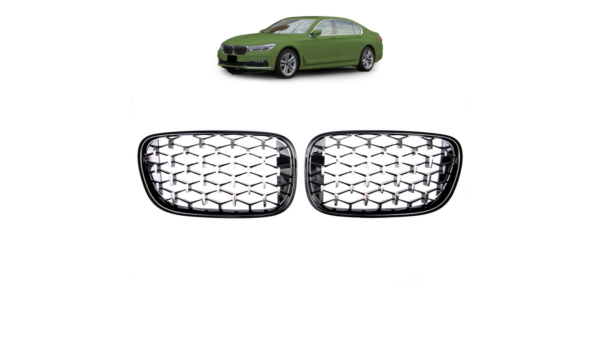 Grill BMW 7 G11 G12 Gloss Black & Chrome
